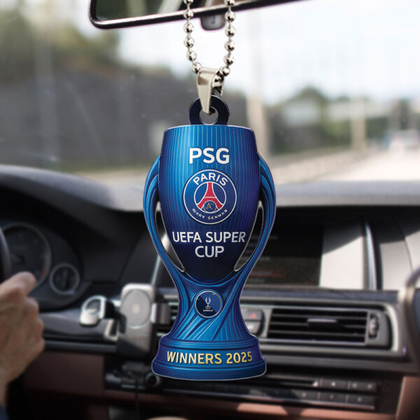 Paris Saint-Germain Custom Shape 1-sided Acrylic Car Ornament - TMTHU 377