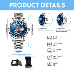 Paris Saint-Germain Alloy Luxury Quartz Watch - TMTHU 372