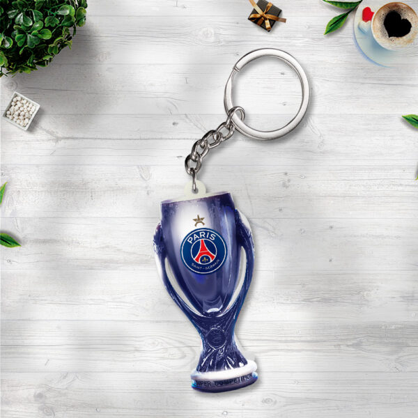 Paris Saint-Germain Custom Shape 2-sided Keychain - TANTN 15262