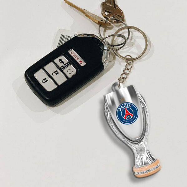 Paris Saint-Germain Custom Shape 2-sided Keychain - MAITM 12522