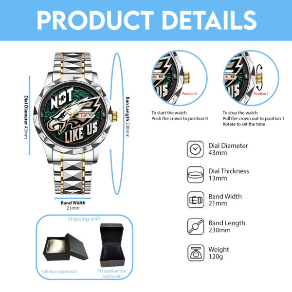 Philadelphia Eagles Alloy Luxury Quartz Watch - TANTN 14974