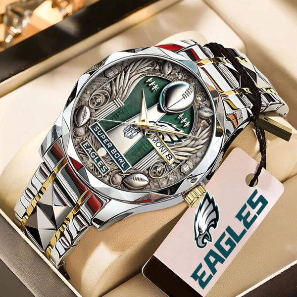 Philadelphia Eagles Alloy Luxury Quartz Watch - TANTN 14975