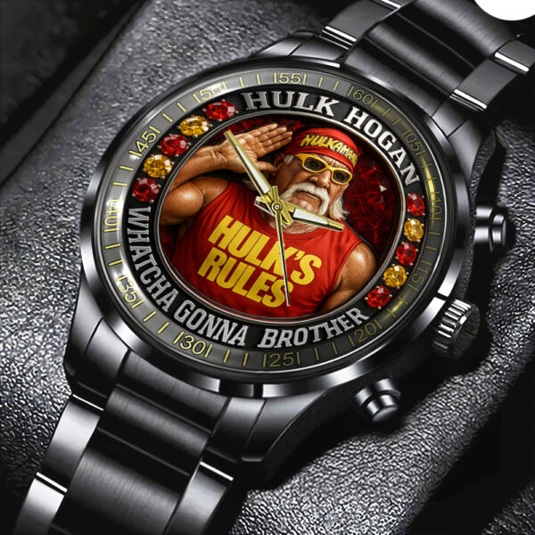 Hulk Hogan Black Stainless Steel Watch - HOATT 12144