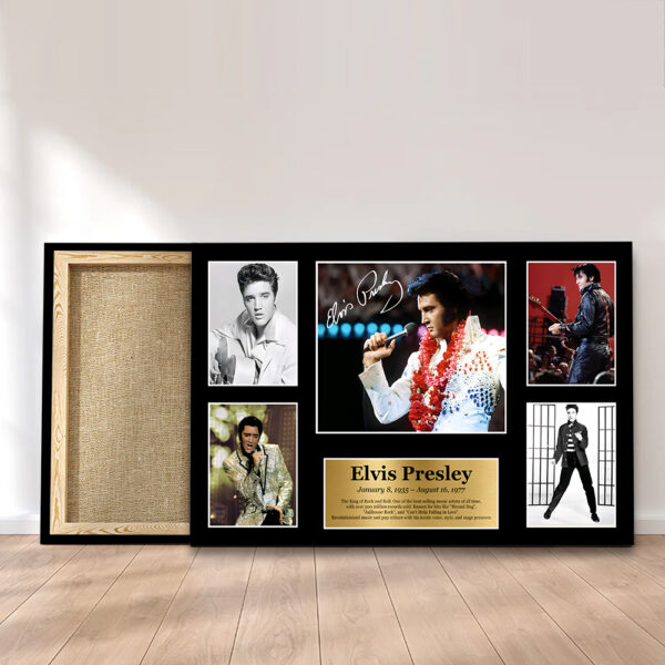 Elvis Presley Rectangle Canvas With Inner Frame - MAITM 12436