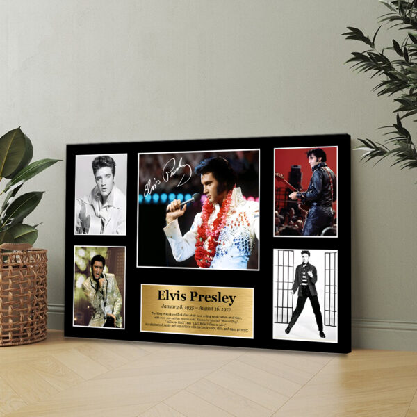 Elvis Presley Rectangle Canvas With Inner Frame - MAITM 12436