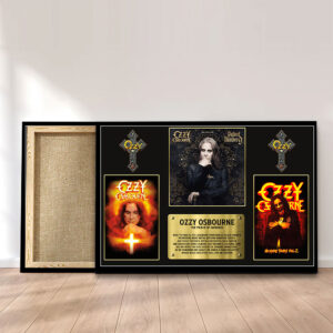 Ozzy Osbourne Rectangle Canvas With Inner Frame - TMTHU 145