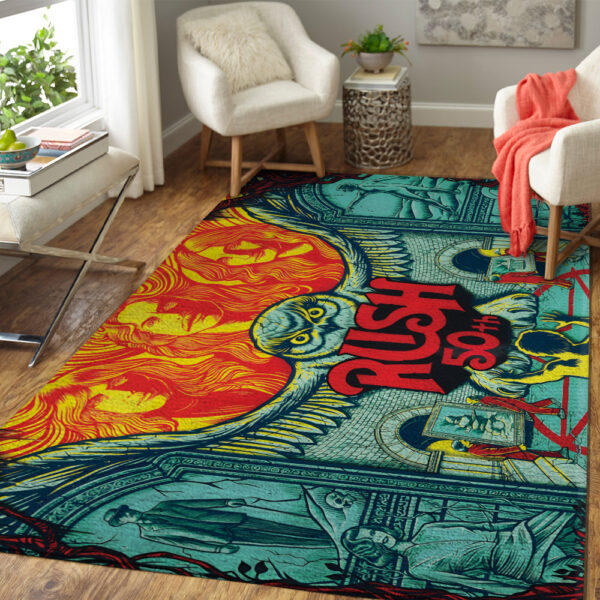 Rush Band Rectangular Rug - TANTN 15018