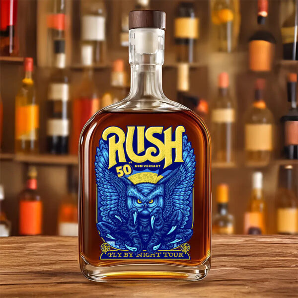 Rush Band 25oz Empty Whiskey Bottle - TANTN 15015
