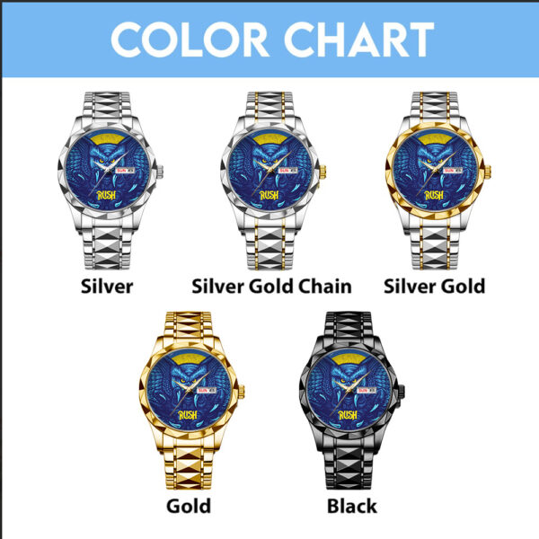 Rush Band Alloy Luxury Quartz Watch - TANTN 15013