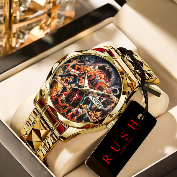 Rush Band Alloy Luxury Quartz Watch - TANTN 15014