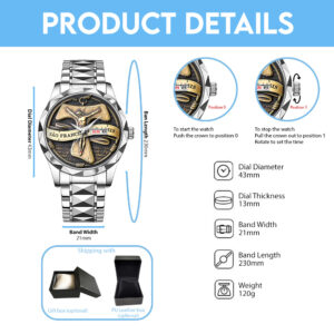São Francisco de Assis Alloy Luxury Quartz Watch - TANTN 15193