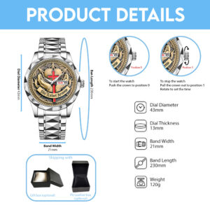 São Gabriel Arcanjo Alloy Luxury Quartz Watch - TANTN 15190