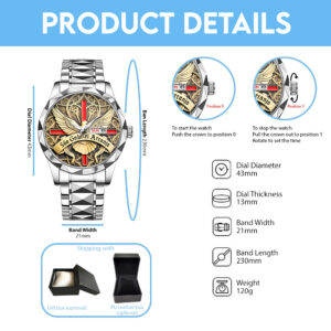São Rafael Arcanjo Alloy Luxury Quartz Watch - TANTN 15194