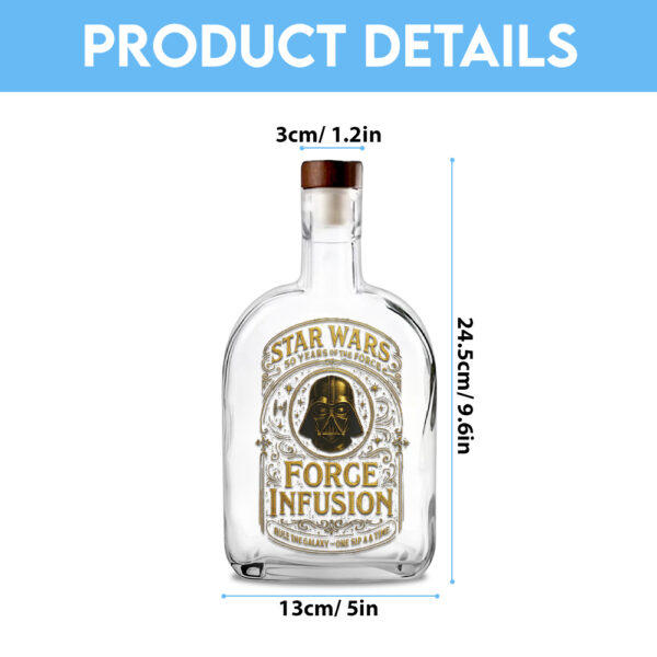 Star Wars 25oz Empty Whiskey Bottle - TMTHU 257