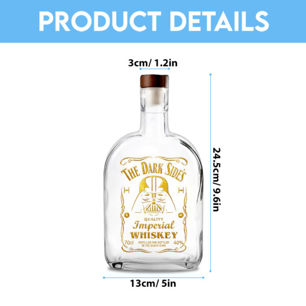 Star Wars 25oz Empty Whiskey Bottle - TMTHU 261