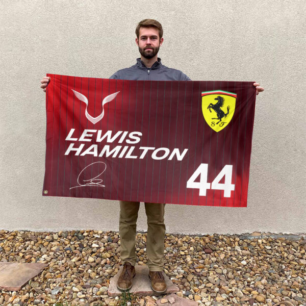 Scuderia Ferrari x Lewis Hamilton 3D House Flag - MAITM 12426