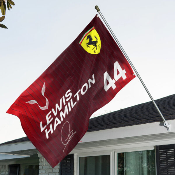 Scuderia Ferrari x Lewis Hamilton 3D House Flag - MAITM 12426