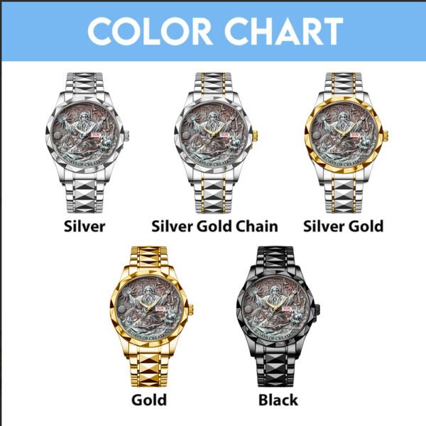 Seven Days Of Creation Alloy Luxury Quartz Watch - TANTN 15095