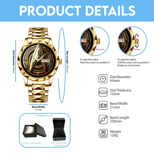 Star Trek Alloy Luxury Quartz Watch - TANTN 15235