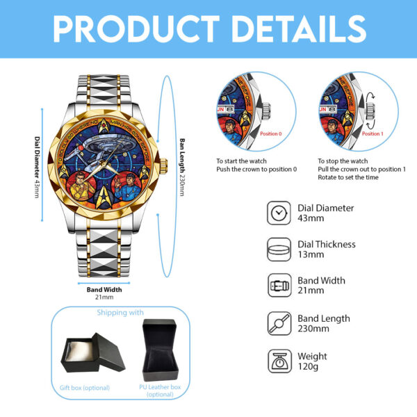 Star Trek Alloy Luxury Quartz Watch - HOATT 12209