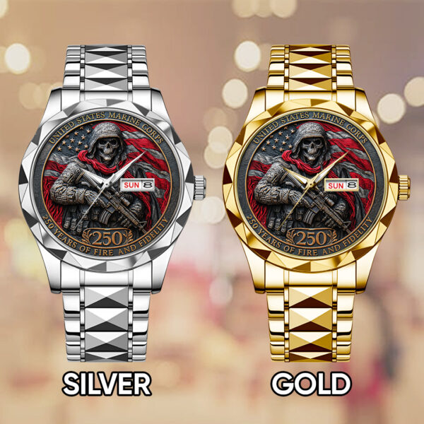 US Marine Corps Alloy Luxury Quartz Watch - TANTN 14953