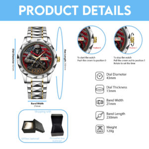 US Marine Corps Alloy Luxury Quartz Watch - TANTN 14953