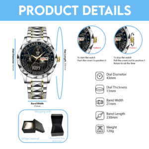 Kiss Band x Eric Carr Alloy Luxury Quartz Watch - TANTN 14955