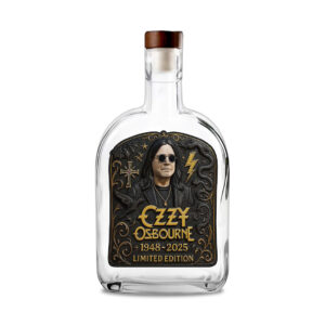 Ozzy Osbourne 25oz Empty Whiskey Bottle - TANTN 14965