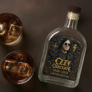 Ozzy Osbourne 25oz Empty Whiskey Bottle - TANTN 14965