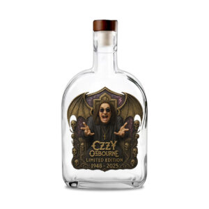 Ozzy Osbourne 25oz Empty Whiskey Bottle - TANTN 14968