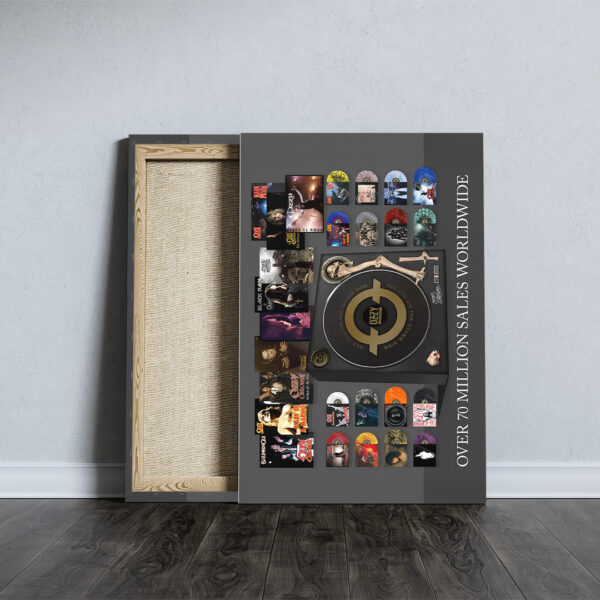 Ozzy Osbourne Rectangle Canvas With Inner Frame - TANTN 15045