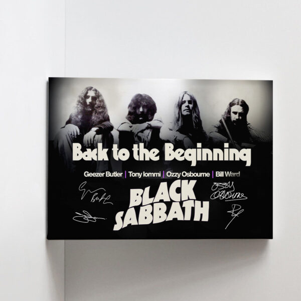 Black Sabbath Rectangle Canvas With Inner Frame - TANTN 15050