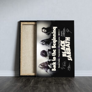 Black Sabbath Rectangle Canvas With Inner Frame - TANTN 15050