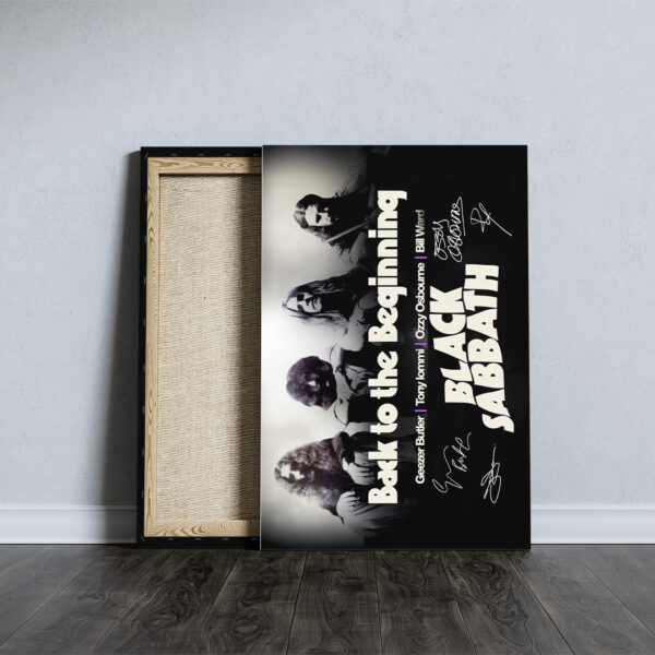 Black Sabbath Rectangle Canvas With Inner Frame - TANTN 15050