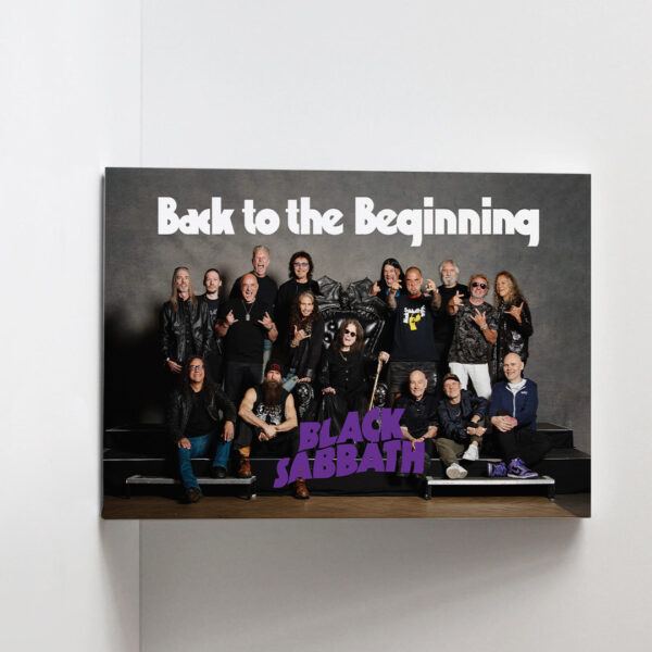 Black Sabbath Rectangle Canvas With Inner Frame - TANTN 15052