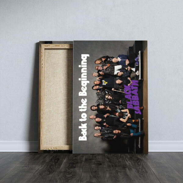 Black Sabbath Rectangle Canvas With Inner Frame - TANTN 15052