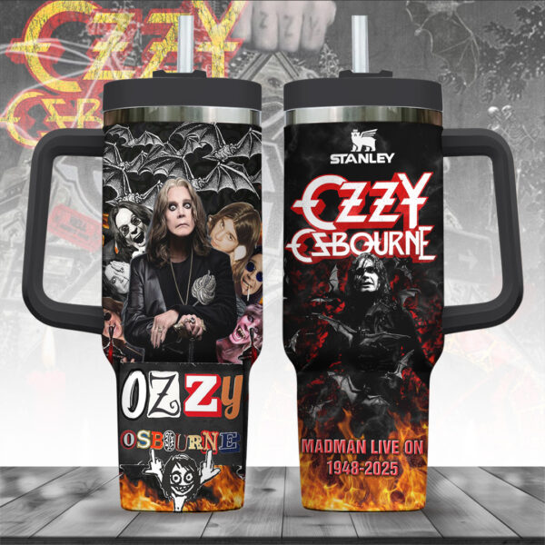 Ozzy Osbourne 40oz Stanley Tumbler - TANTN 15056