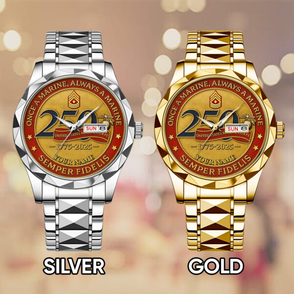 Personalized US Marine Corps Alloy Luxury Quartz Watch - TANTN 15106