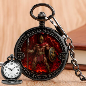US Marine Corps Custom Pocket Watch - TANTN 15116