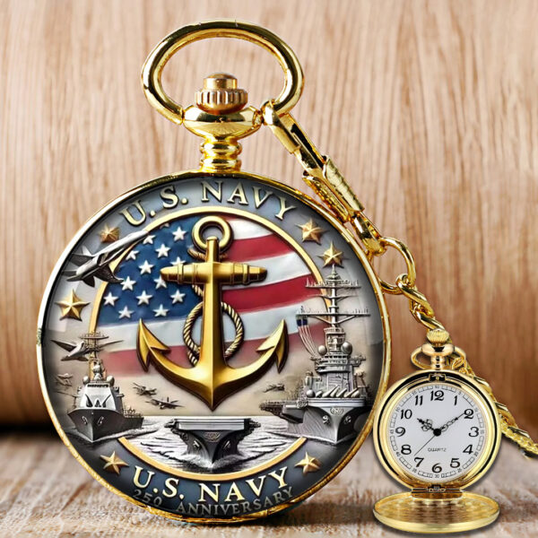 US Navy Custom Pocket Watch - TANTN 15129