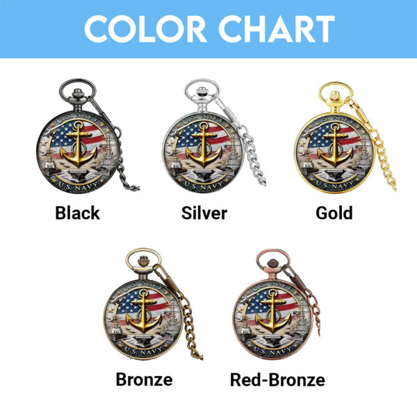 US Navy Custom Pocket Watch - TANTN 15129