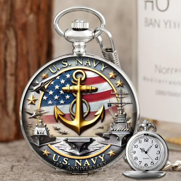 US Navy Custom Pocket Watch - TANTN 15129
