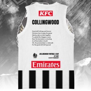 Collingwood FC Basketball Jersey - TANTN 15135