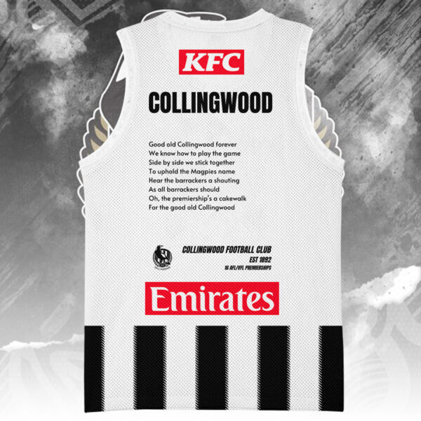 Collingwood FC Basketball Jersey - TANTN 15135