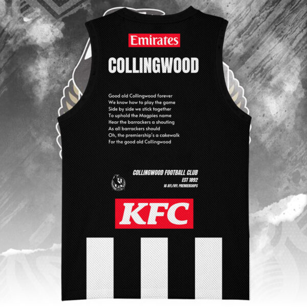 Collingwood FC Basketball Jersey - TANTN 15136