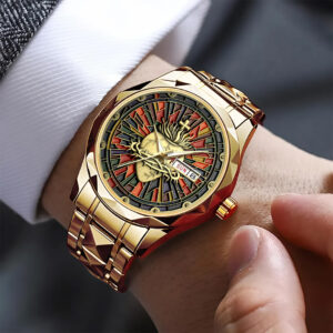 God Is Good Alloy Luxury Quartz Watch - TANTN 15182