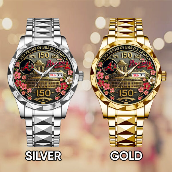 Atlanta Braves Alloy Luxury Quartz Watch - TANTN 15250