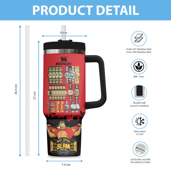 Hulk Hogan 40oz Stanley Tumbler - TMTHU 157