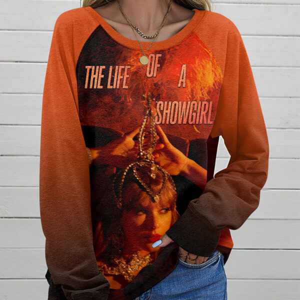 Taylor Swift Round Neck Raglan Sleeve Sweatshirt – HOATT 12326