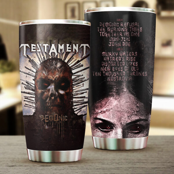 Testament Band Tumbler Cup - HOATT 12124
